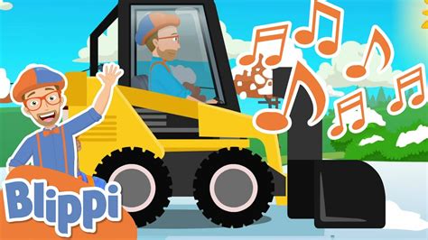 blippi skid steer song lyrics|youtube blippi skid steer song.